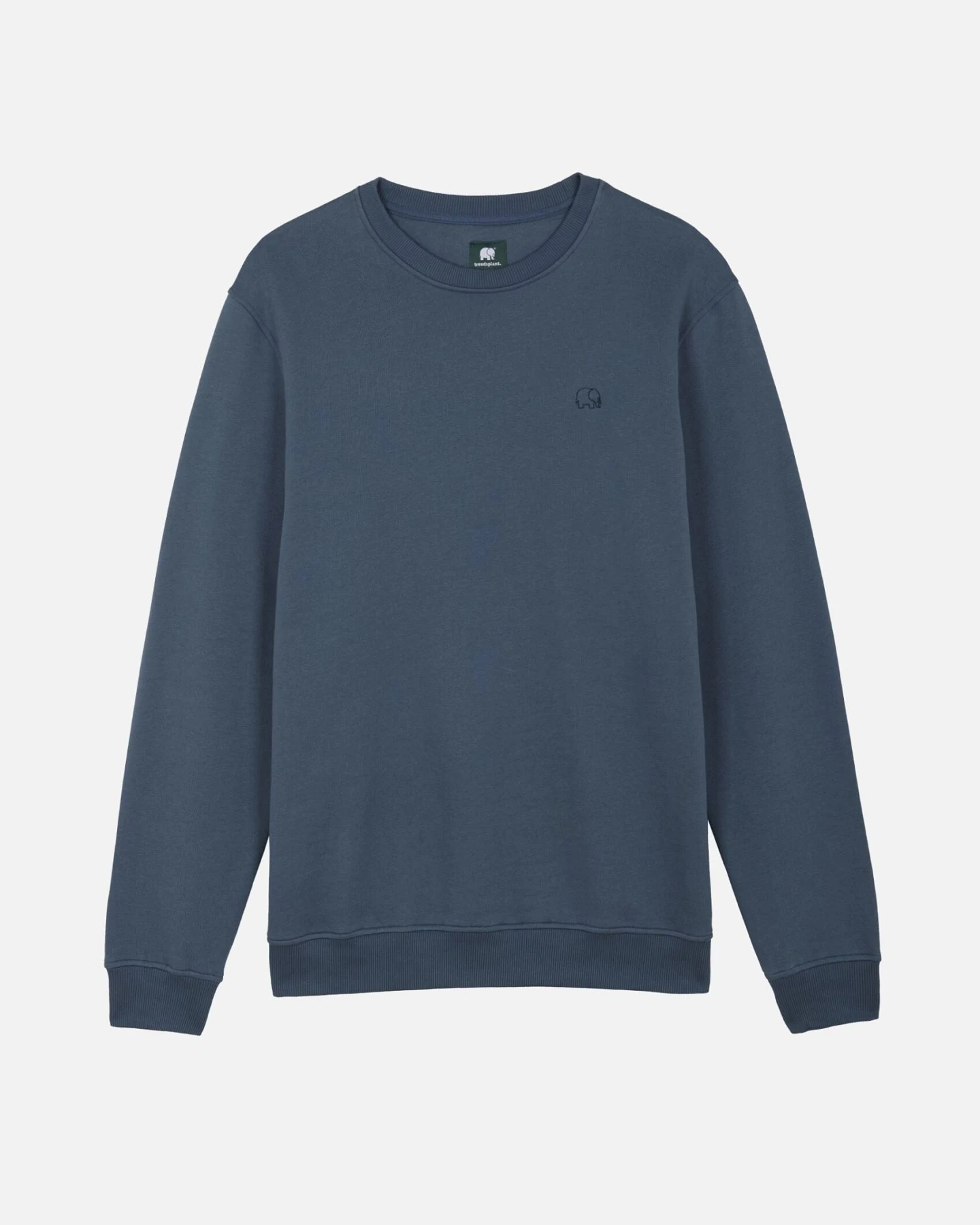 Trendsplant Herren vegan Sweatshirt Essential Deep Spruce Teal – Ansicht 2