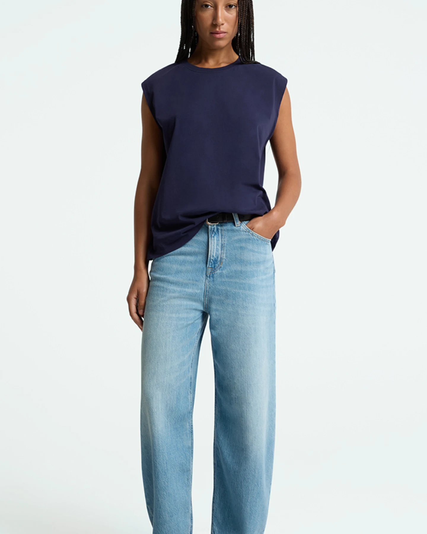 Kings of Indigo Damen vegan Jeans Leila Super Hellblau – Ansicht 2