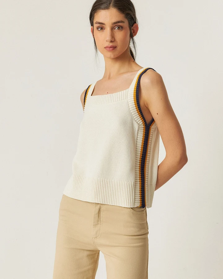 SKFK Damen vegan T-Shirt Loa Beige