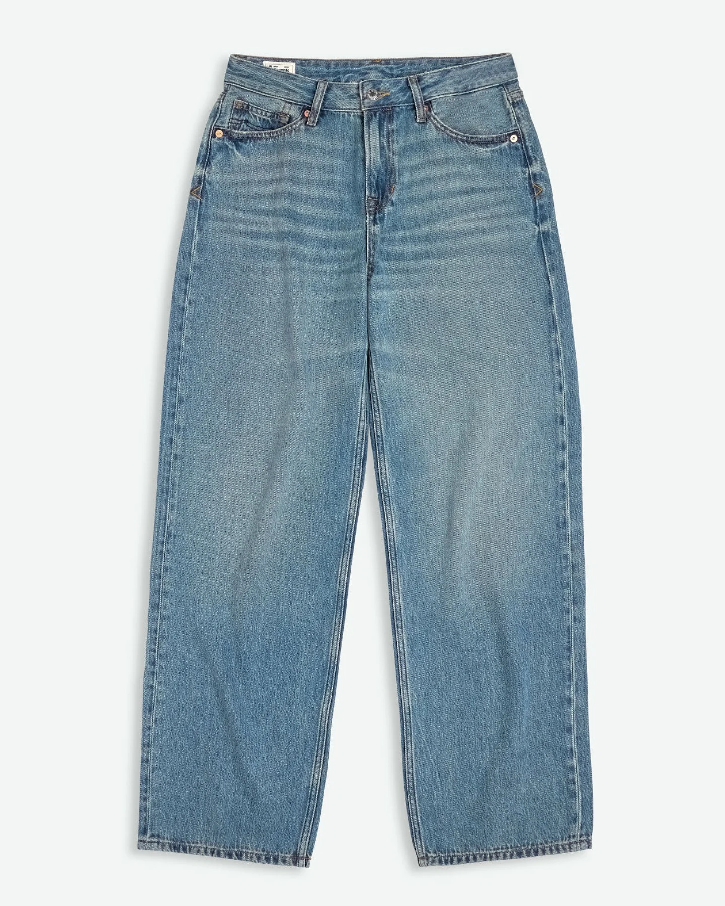 Kings of Indigo Damen vegan Jeans Joan Lewisboro Mid Tint Blau – Ansicht 2