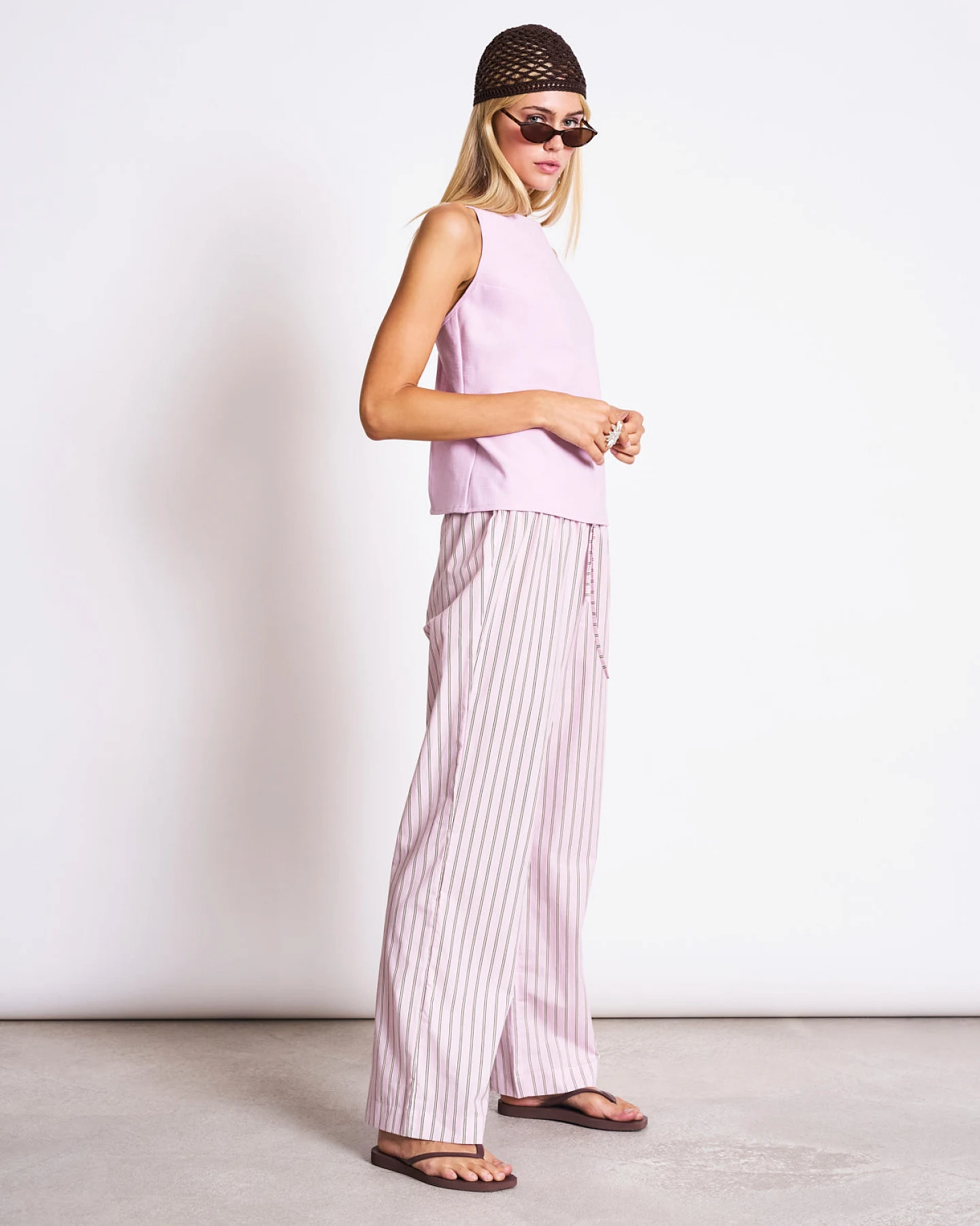 JAN 'N JUNE Damen vegan Rückenfreies Top Ciconia Light Orchid Pink – Ansicht 2