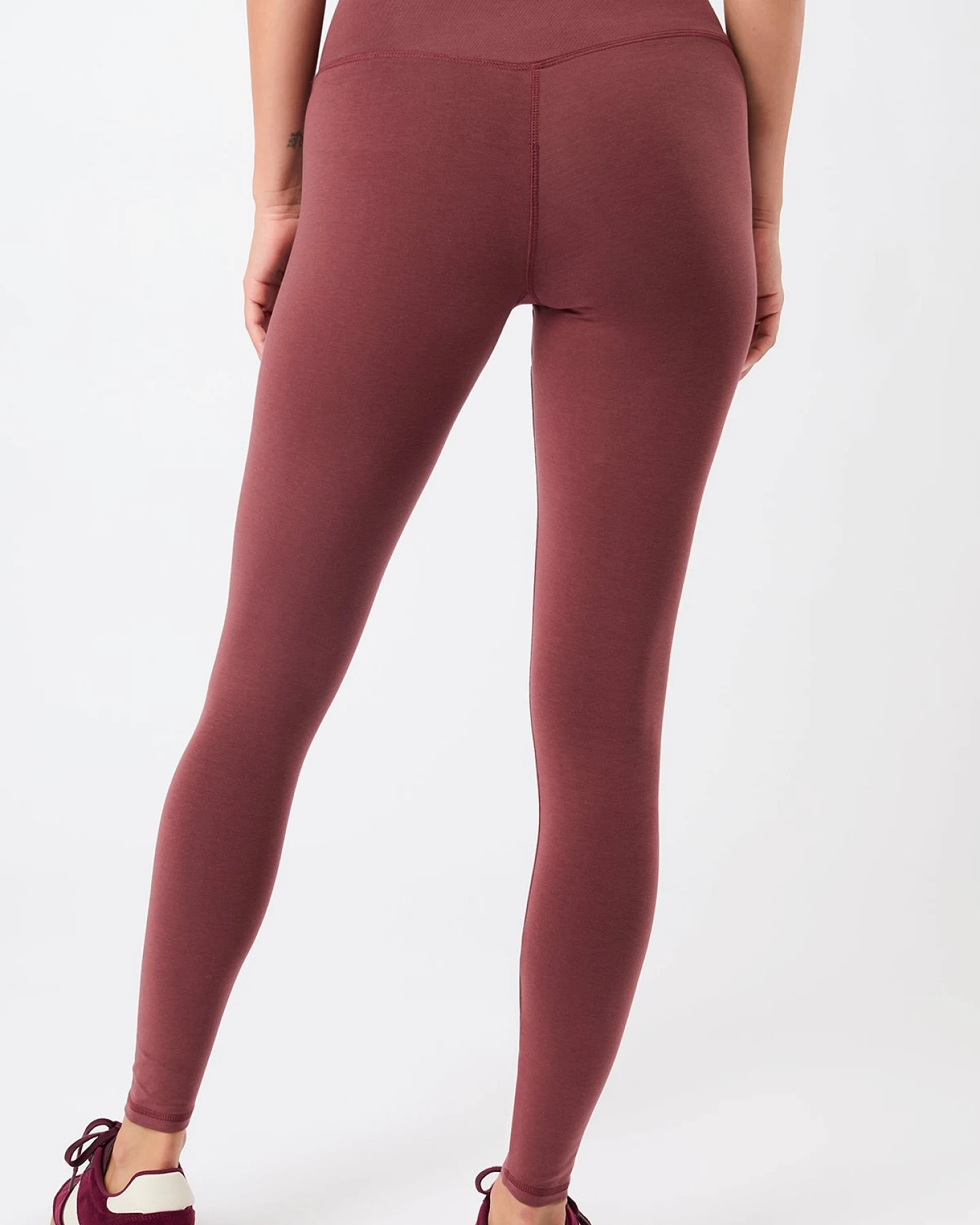 MANDALA Damen vegan Leggings Best Loved Rosewood – Ansicht 2