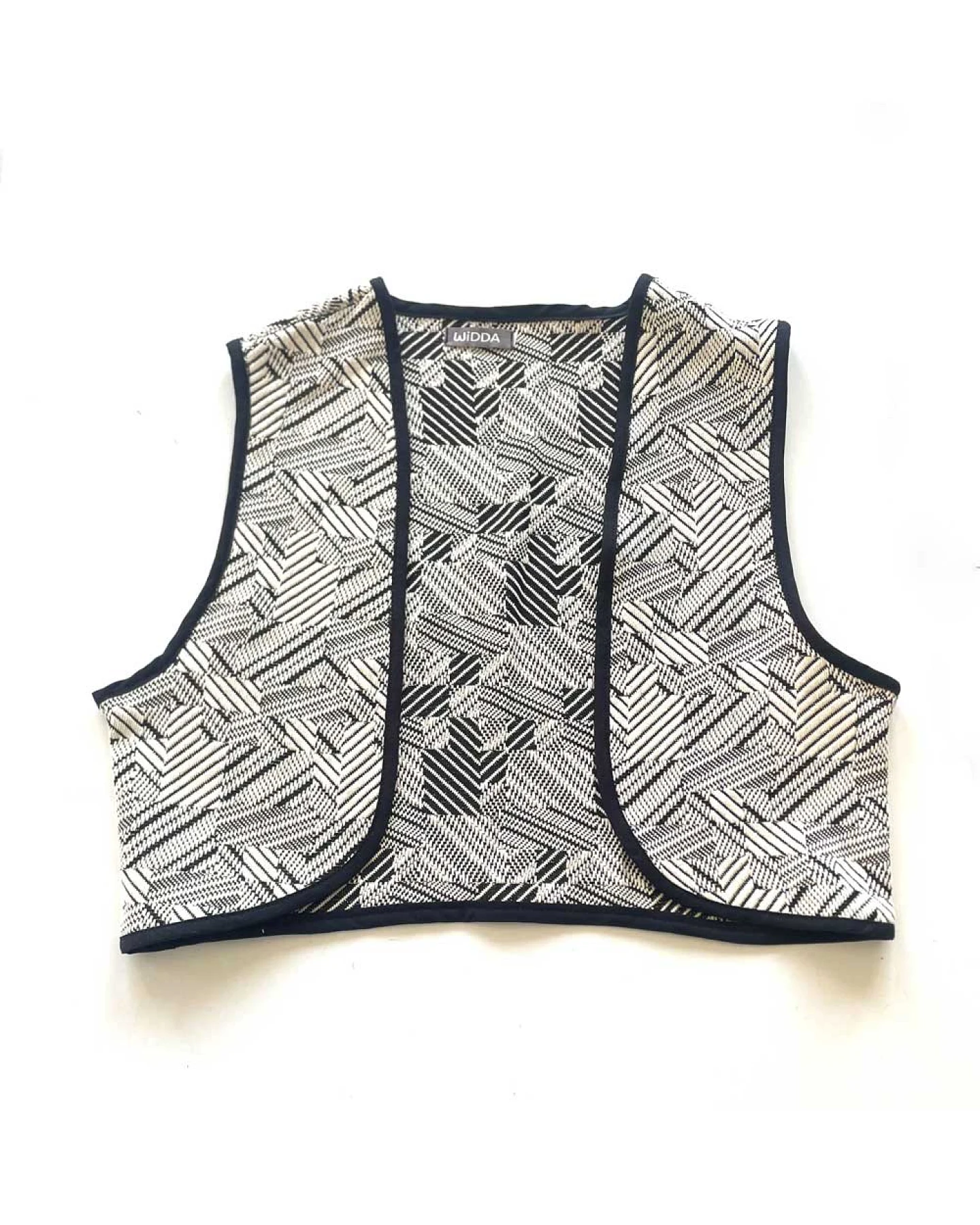 WiDDA Damen vegan Vest Mia Natural Black – Ansicht 2