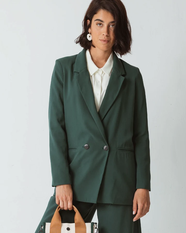 SKFK Damen vegan Blazer Atxa Grün