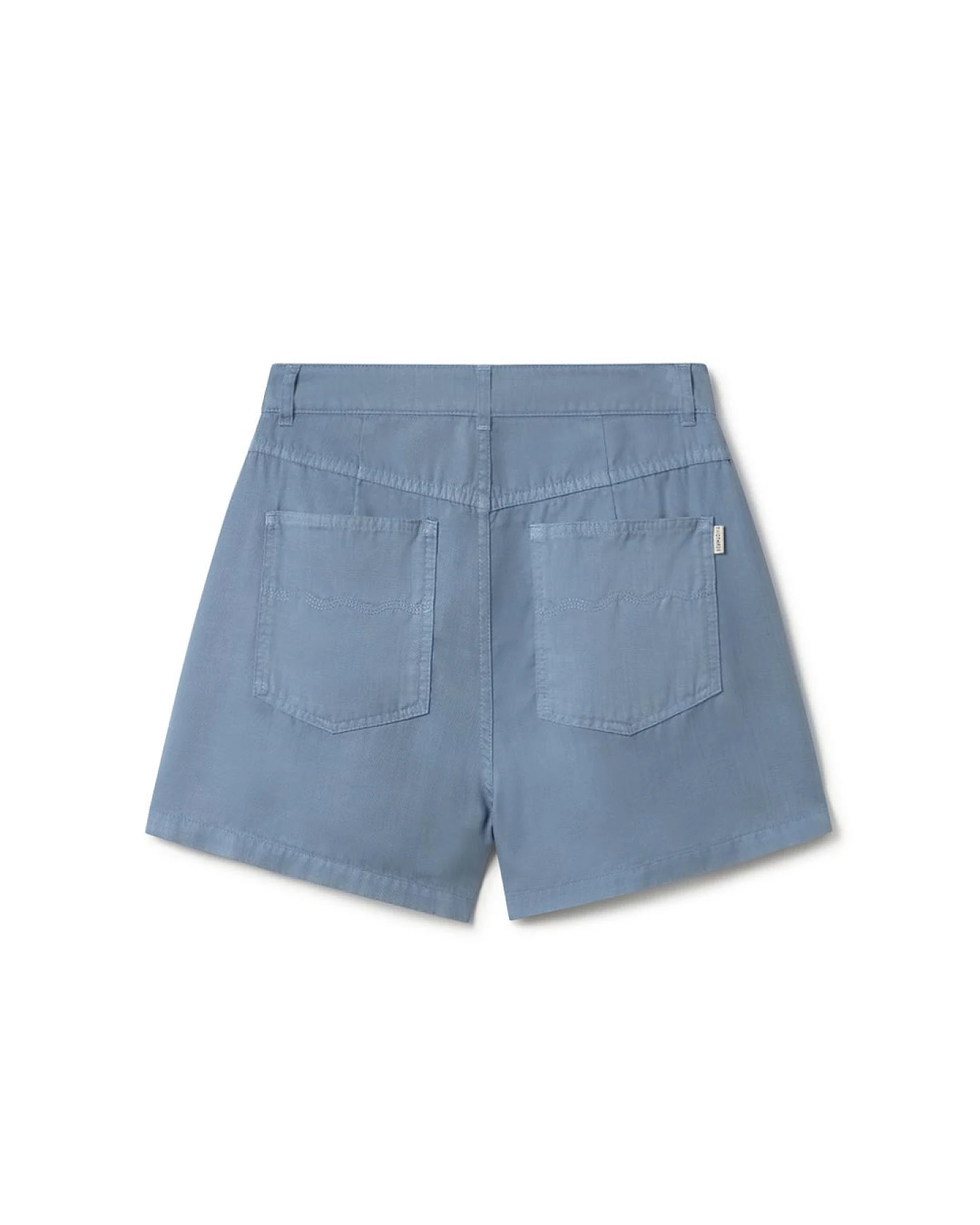 TWOTHIRDS Damen vegan Shorts Uggool Mittelblau – Ansicht 2