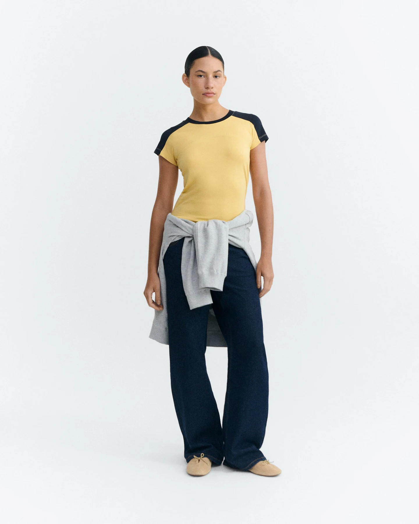 Thinking MU Damen vegan T-Shirt Selma Gelb – Ansicht 2