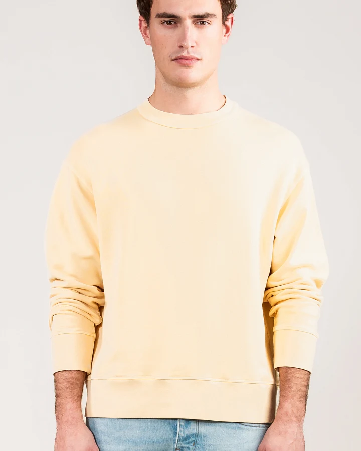 Kuyichi Herren vegan Sweatshirt Jimi Sahara Gelb