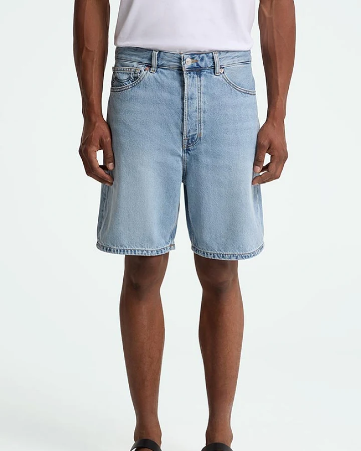 Kings of Indigo Herren vegan Shorts Denim Adelio Blau Reef