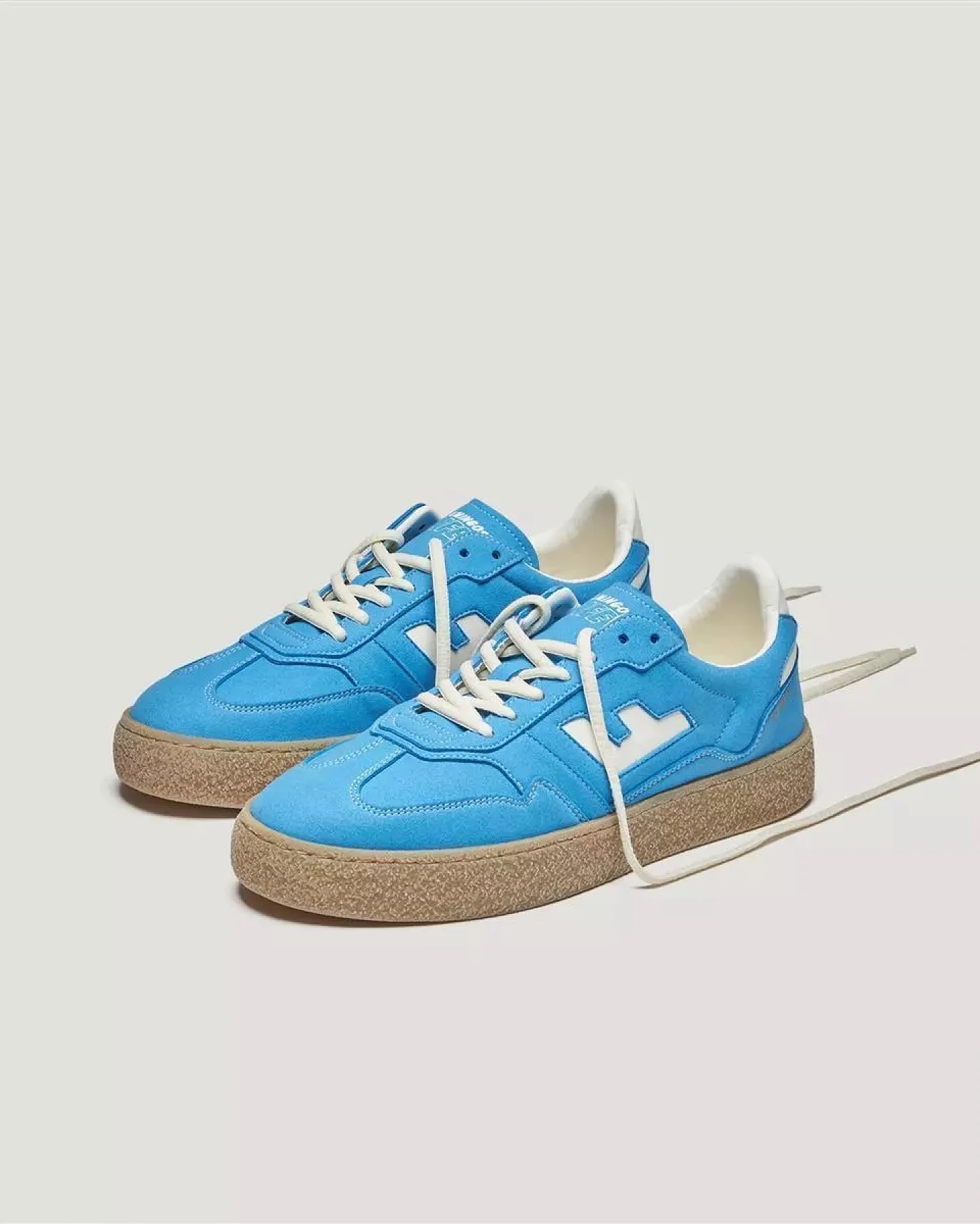 Flamingos Life Herren vegan Sneaker Burela Bold Elements Water Blue – Ansicht 2