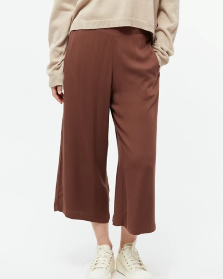 Givn Damen vegan Culotte Anna Schokoladenbraun