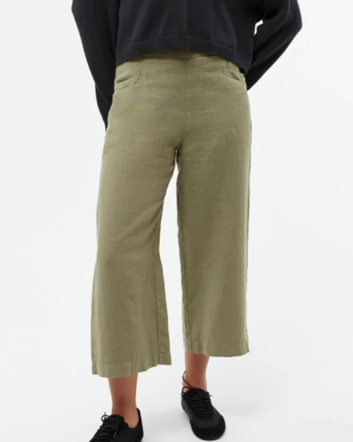 Givn Damen vegan Culotte Fay Faded Olive