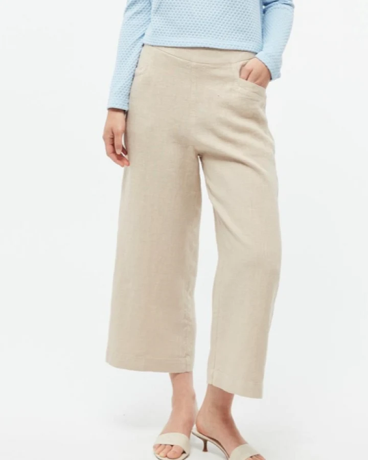 Givn Damen vegan Culotte Fay Hafer Beige