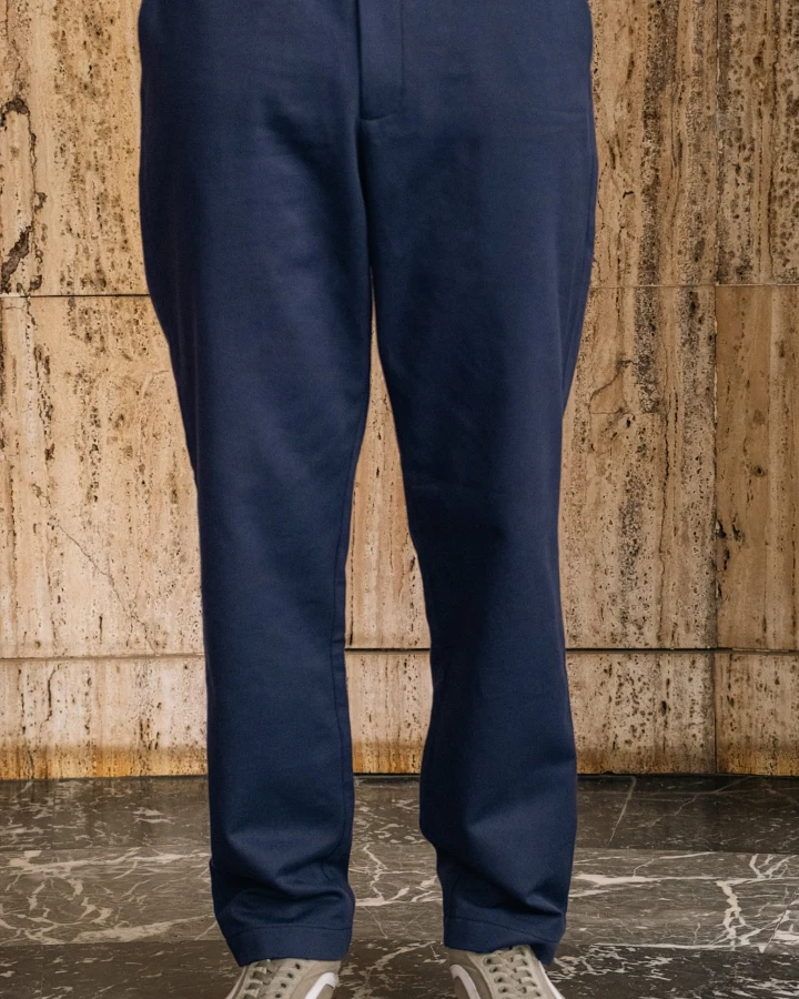 Lucid Collective Herren vegan Chino-Hose Trust Navy