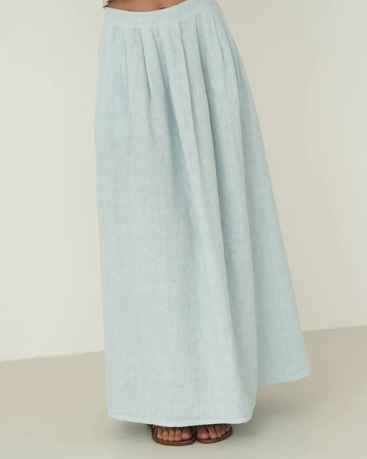 Näz Damen vegan Rock Freya Hellblau