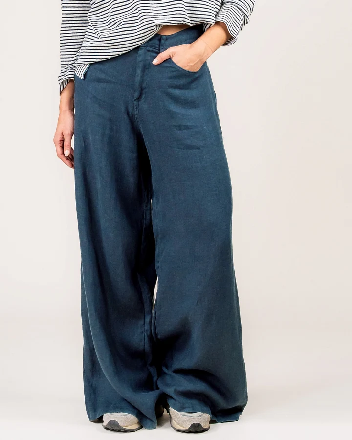 Kuyichi Damen vegan Hose Loren Vintage Grau