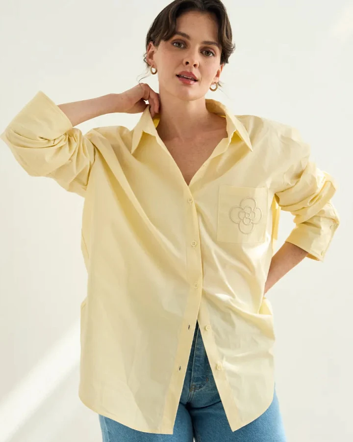 Clotsy Damen vegan Shirt Yara Gelb