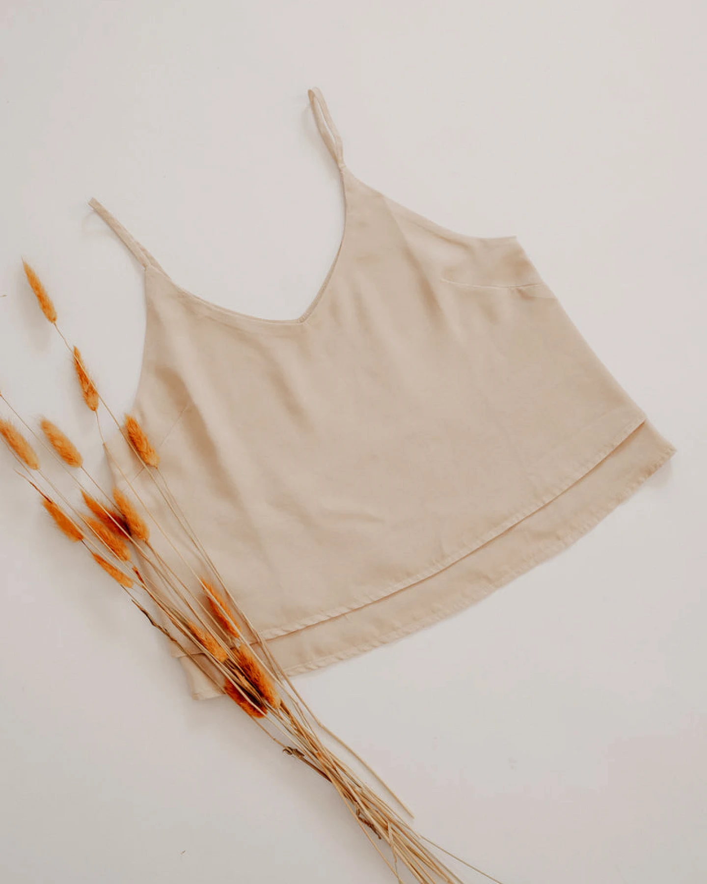 Marenika Damen vegan Oberteil Emma Beige – Ansicht 2