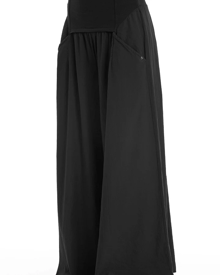 RAVENS VIEW IBIZA Damen vegan Hose Easy Skirt Schwarz