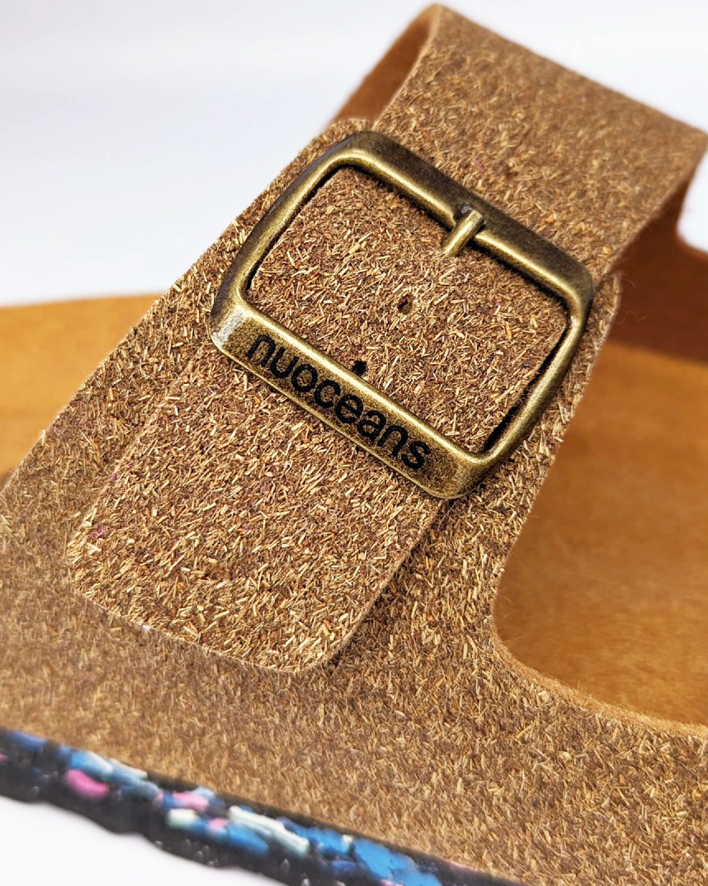 Nuoceans Herren vegan Sandalen Coco Palm Braun – Ansicht 2