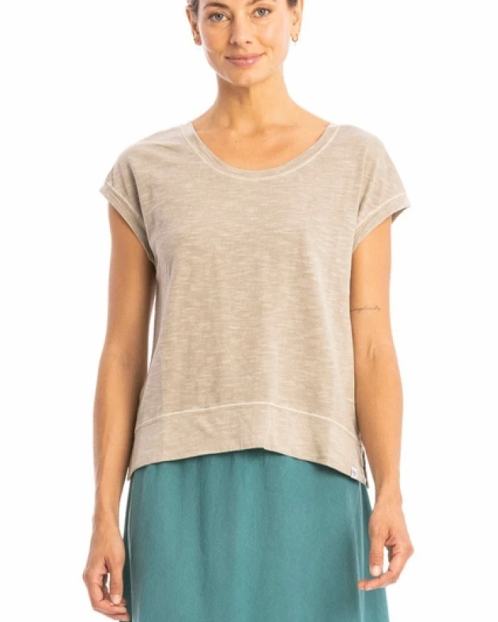 RAVENS VIEW IBIZA Damen vegan Top Ivy Ash Stone