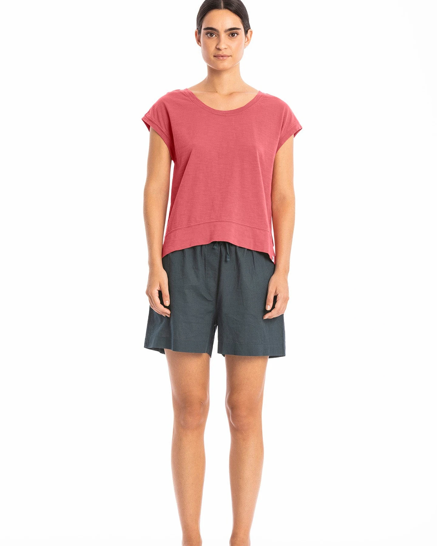 RAVENS VIEW IBIZA Damen vegan Top Ivy Tonrot – Ansicht 2