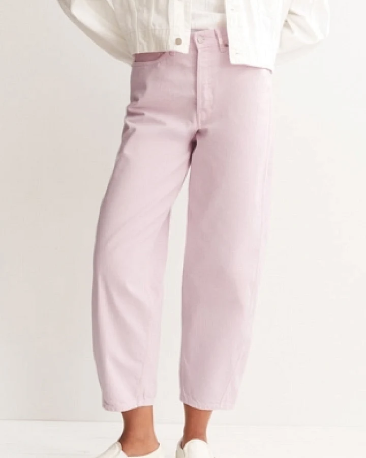 ARMEDANGELS Damen vegan Jeans Baarly Barrel Pink Mist
