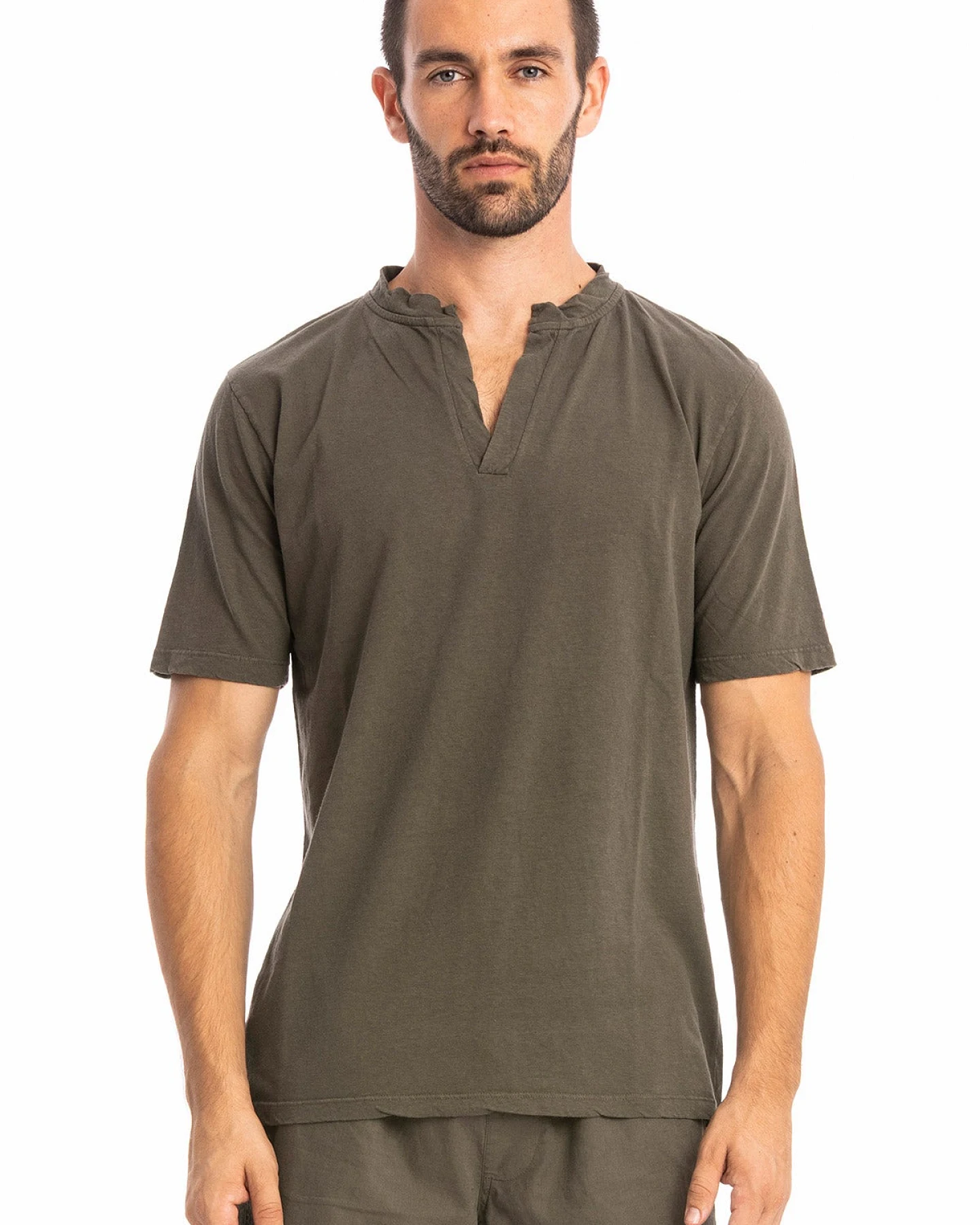 RAVENS VIEW IBIZA Herren vegan T-Shirt Cruise Bison Braun – Ansicht 2