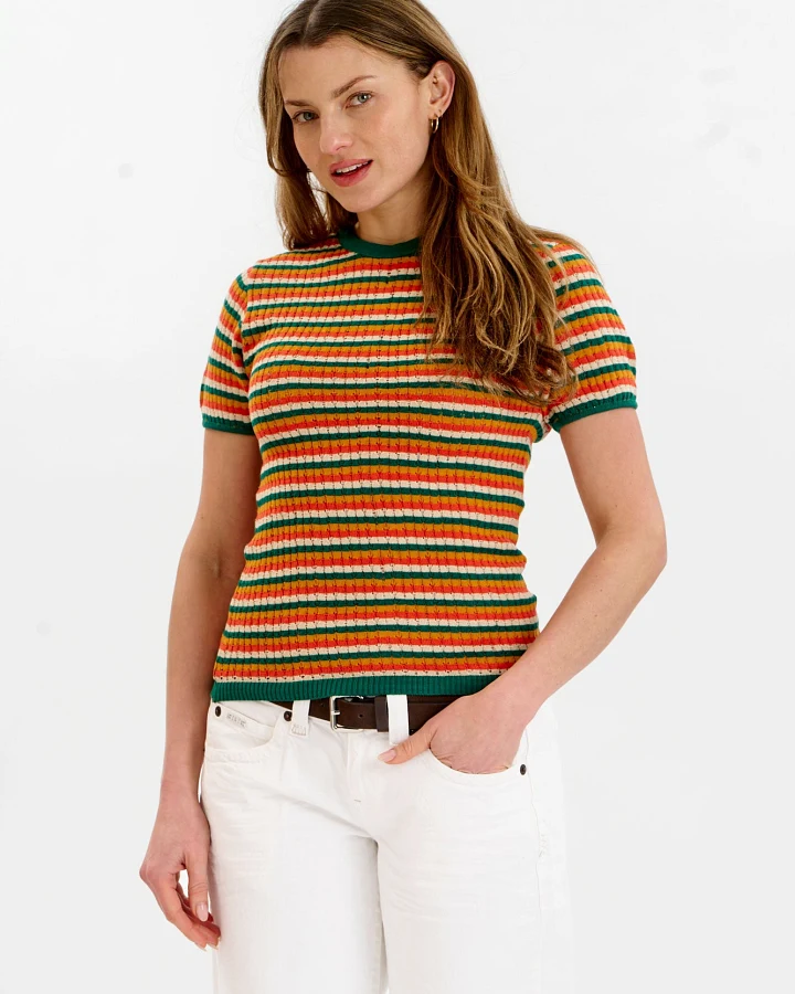 KOMODO Damen vegan Strick-T-Shirt Penelope Earth