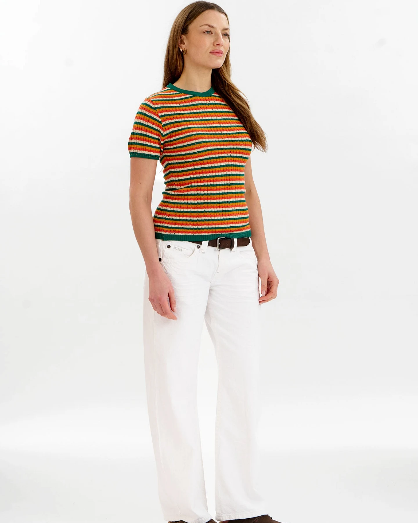 KOMODO Damen vegan Strick-T-Shirt Penelope Earth – Ansicht 2