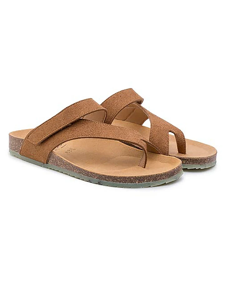 Zouri Damen vegan Sandalen Dune Nut