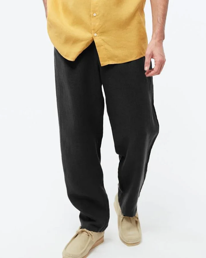 Givn Herren vegan Hose Helge Schwarz