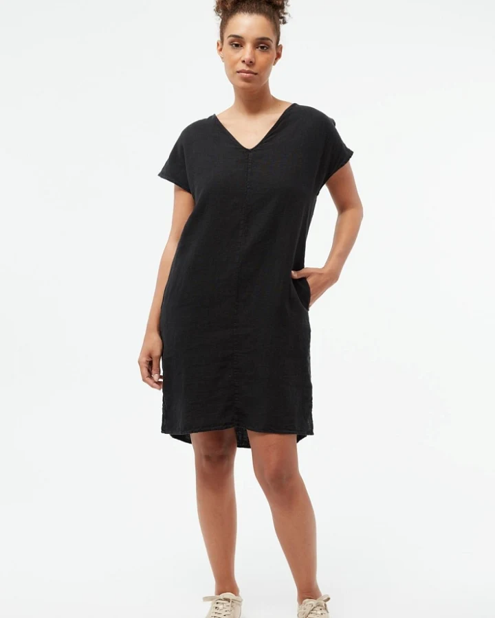 Givn Damen vegan Kleid Mabel Schwarz