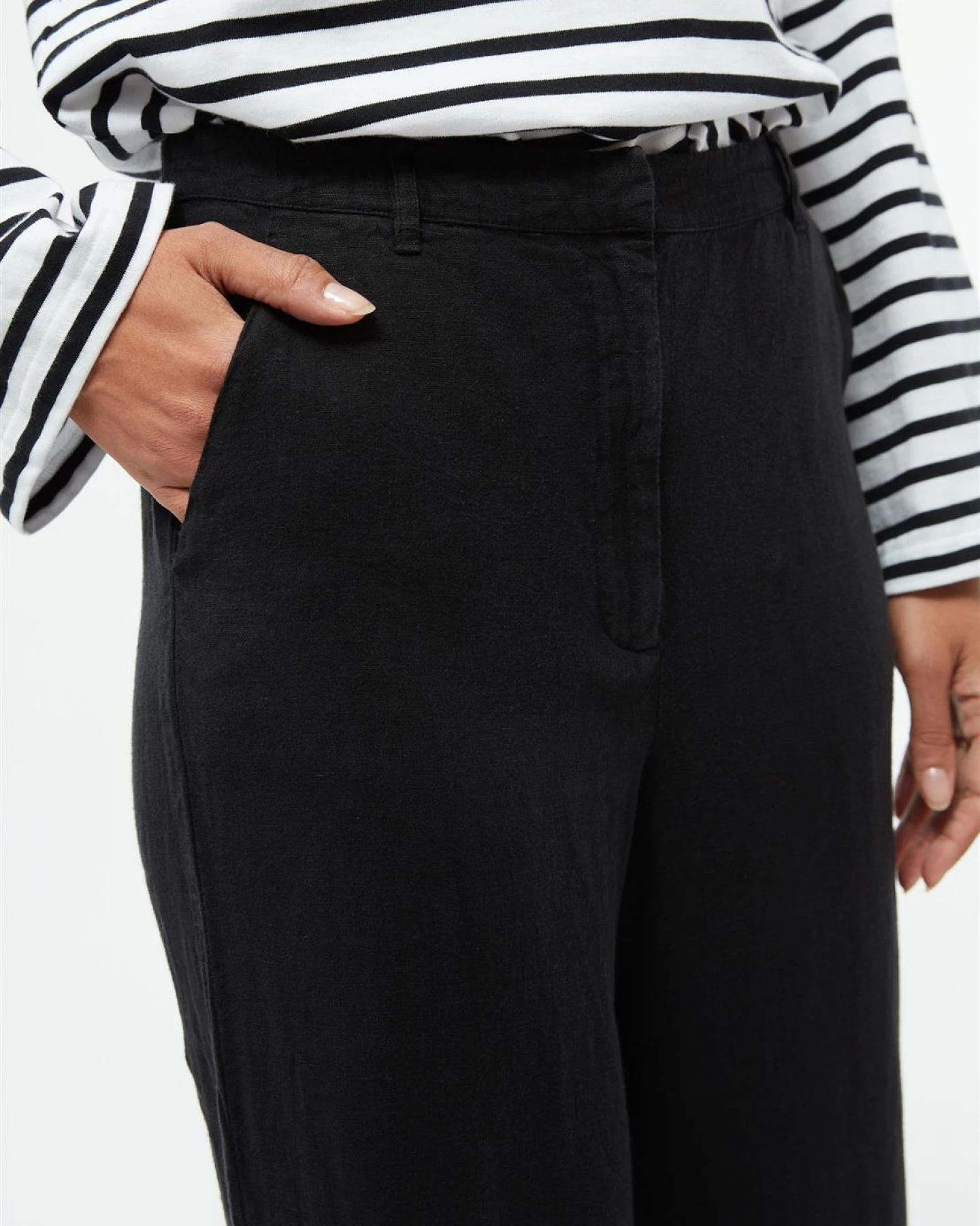 Givn Damen vegan Hose Beatrice Schwarz – Ansicht 2