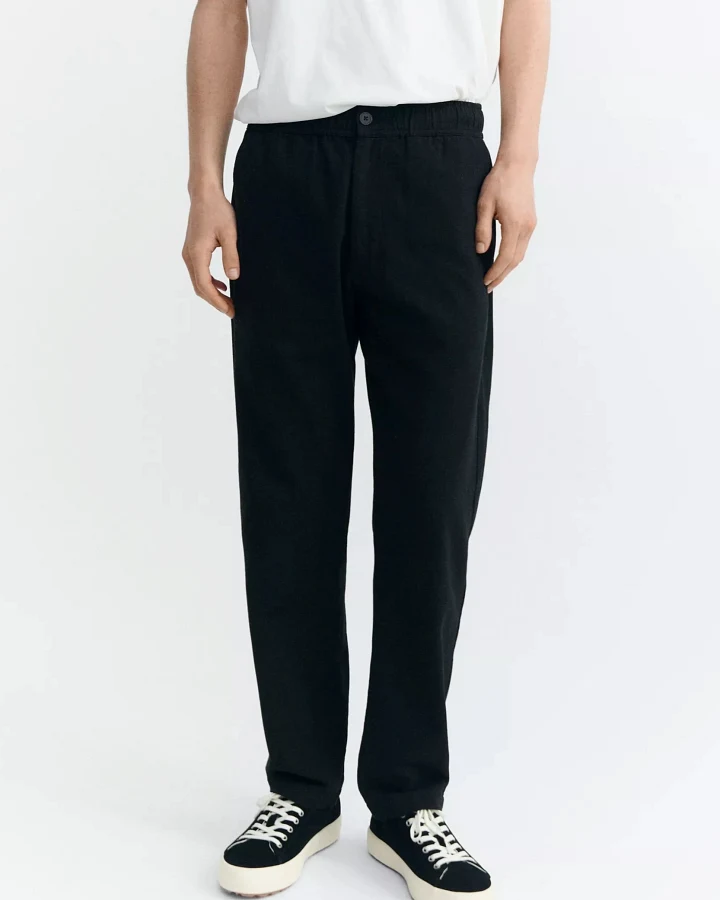 Thinking MU Herren vegan Hose Light Travel Schwarz