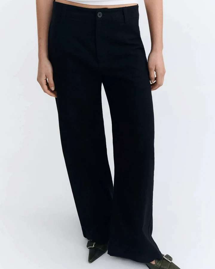 Thinking MU Damen vegan Hose Karina Schwarz