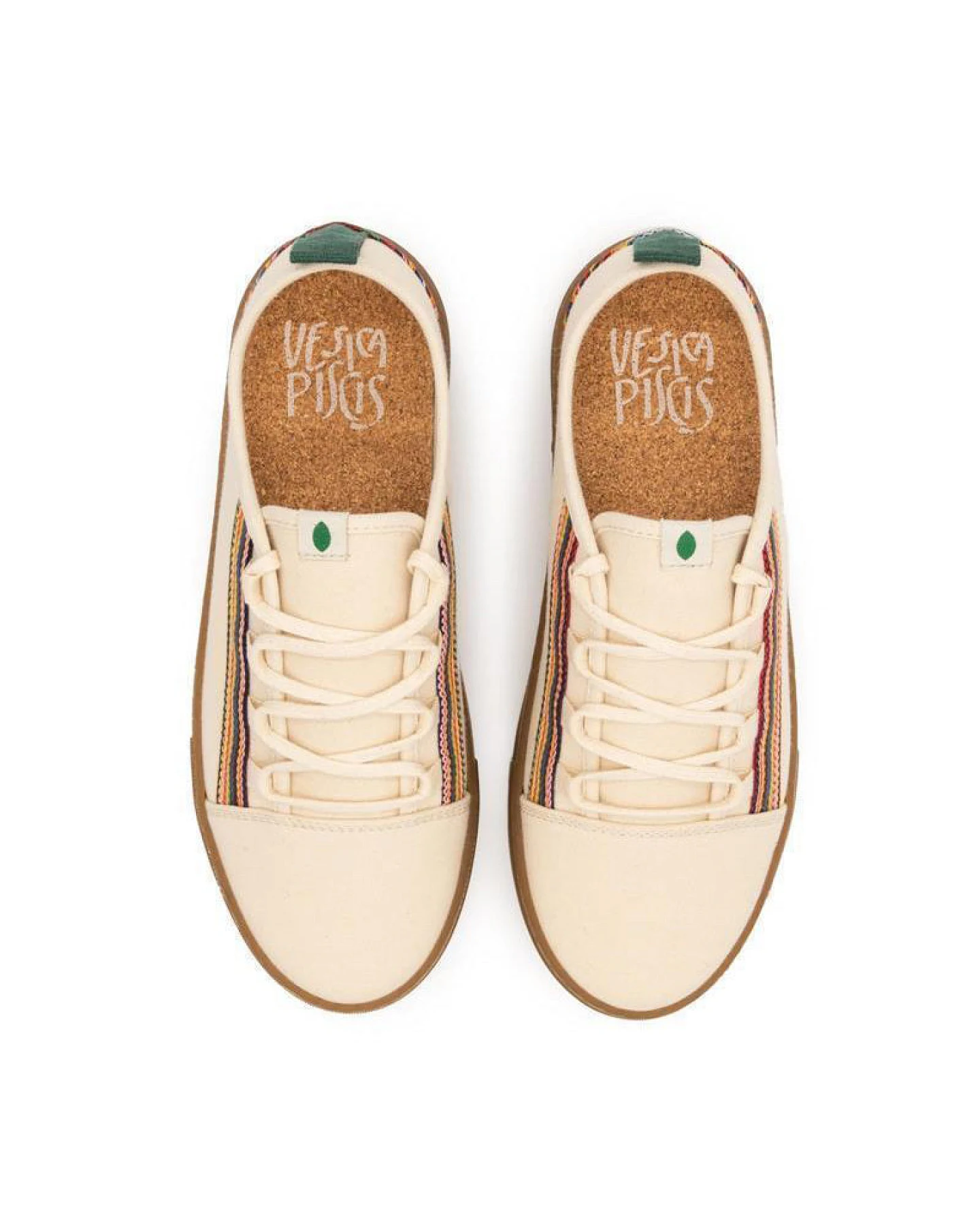 Vesica Piscis Herren vegan Sneaker Cuvier Weiß/Shanti Natural – Ansicht 2