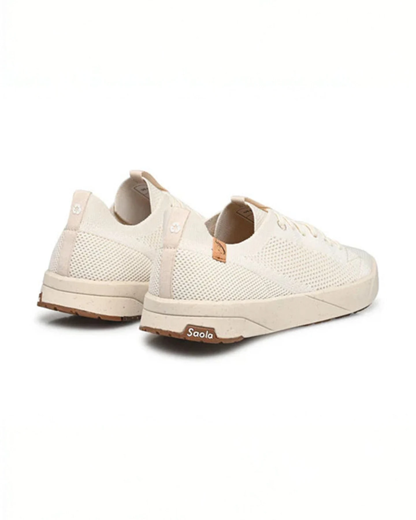 SAOLA Damen vegan Sneaker Cannon Knit 2.0 Weiß – Ansicht 2