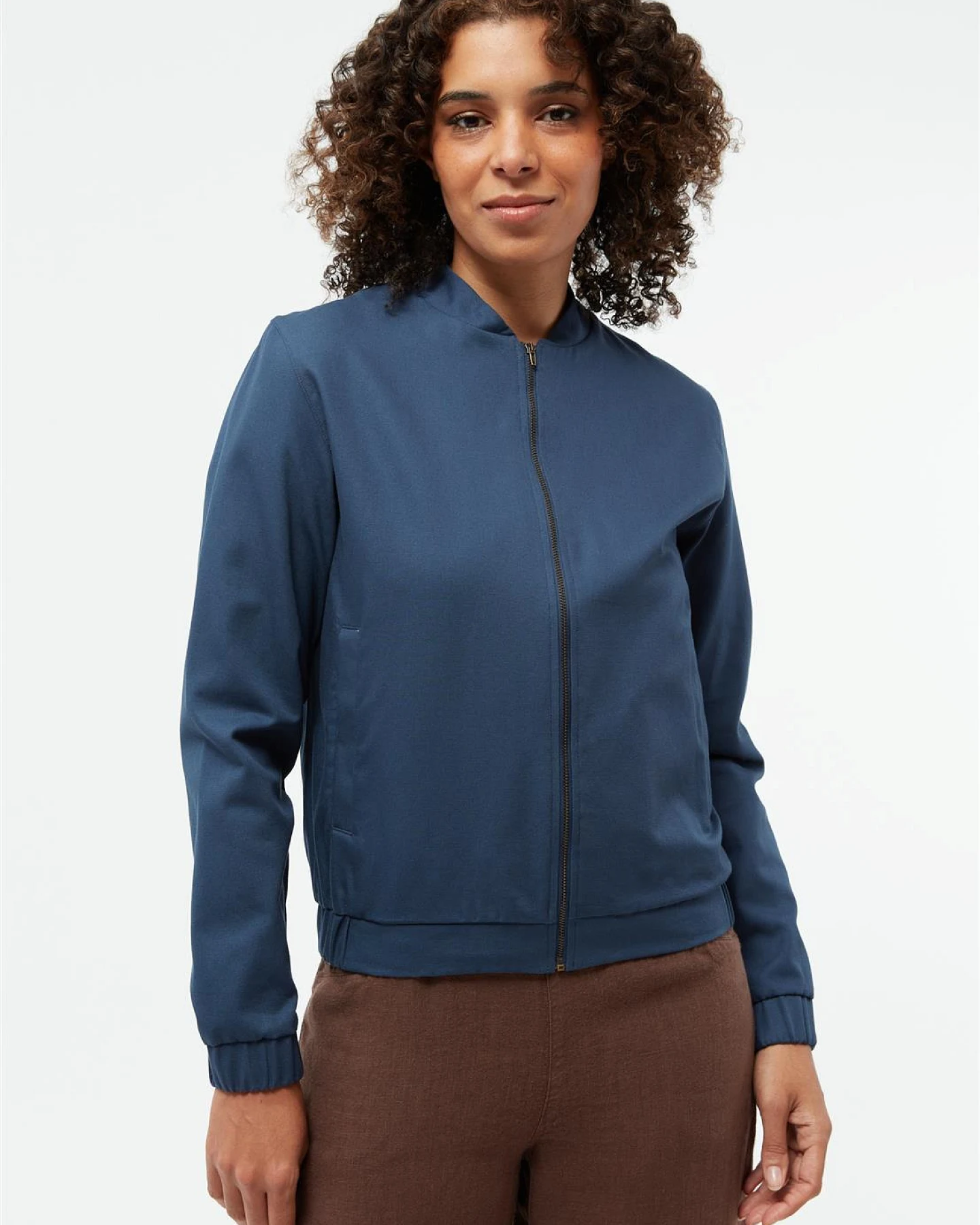 Givn Damen vegan Blouson Estrella Ozeanblau – Ansicht 2