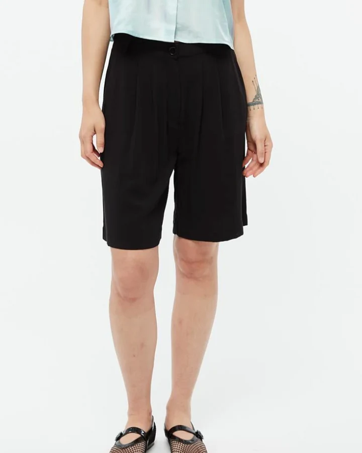 Givn Damen vegan Kurze Hose Sally Schwarz