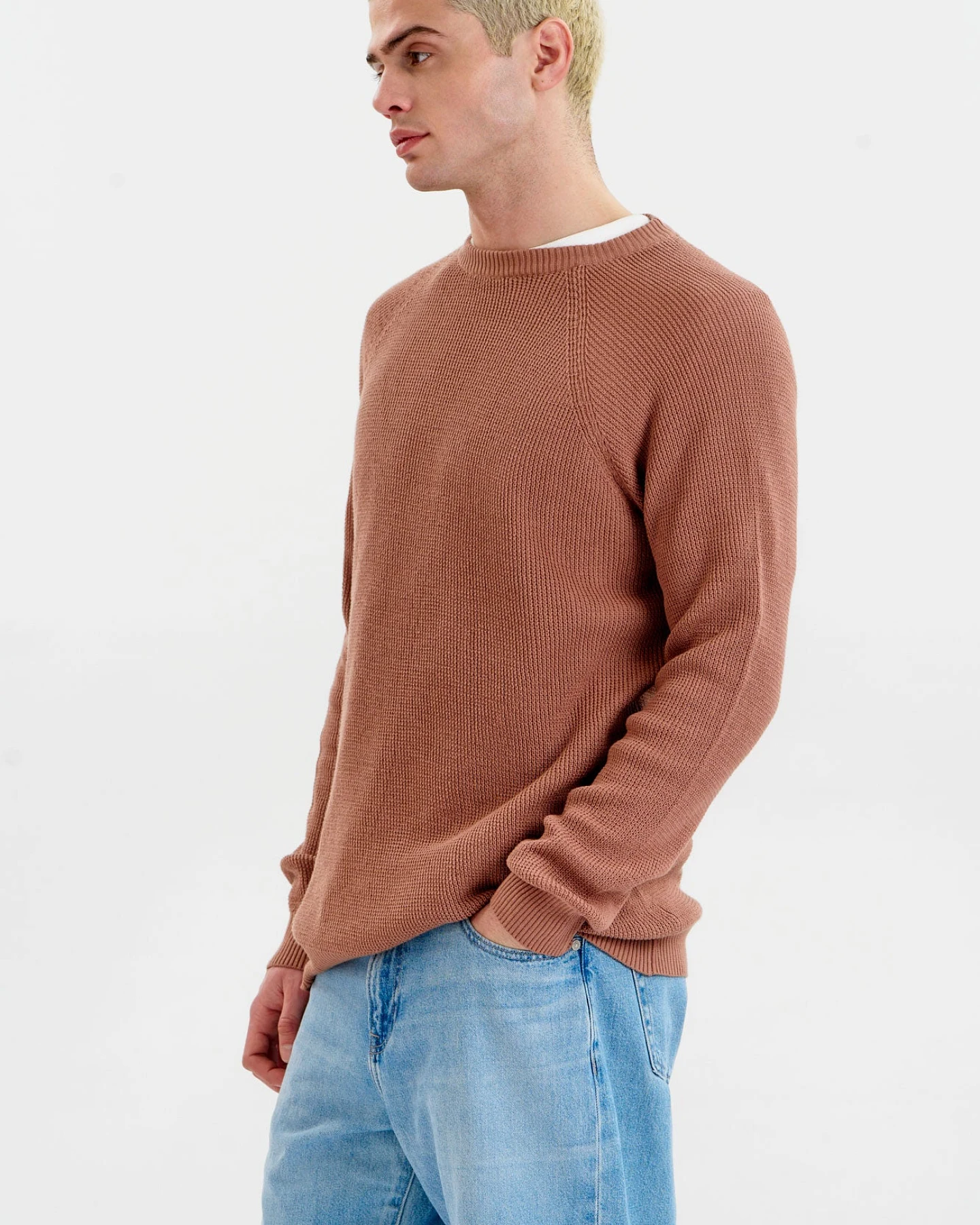 KOMODO Herren vegan Jumper Herren Nebel Kaffee – Ansicht 2