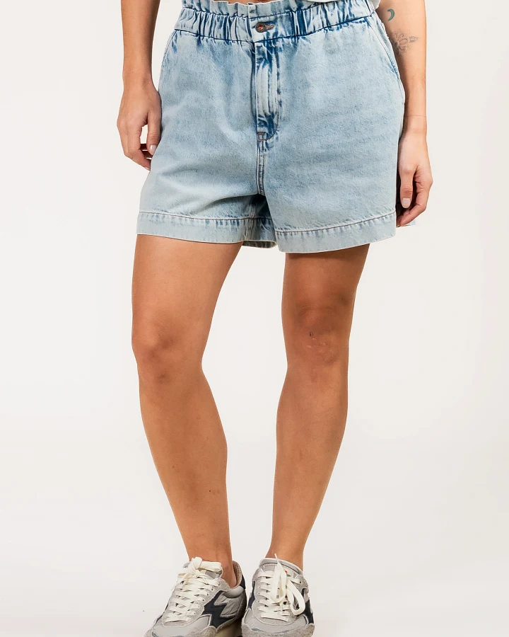 Kuyichi Damen vegan Denim Shorts Sophie Blue Bolt