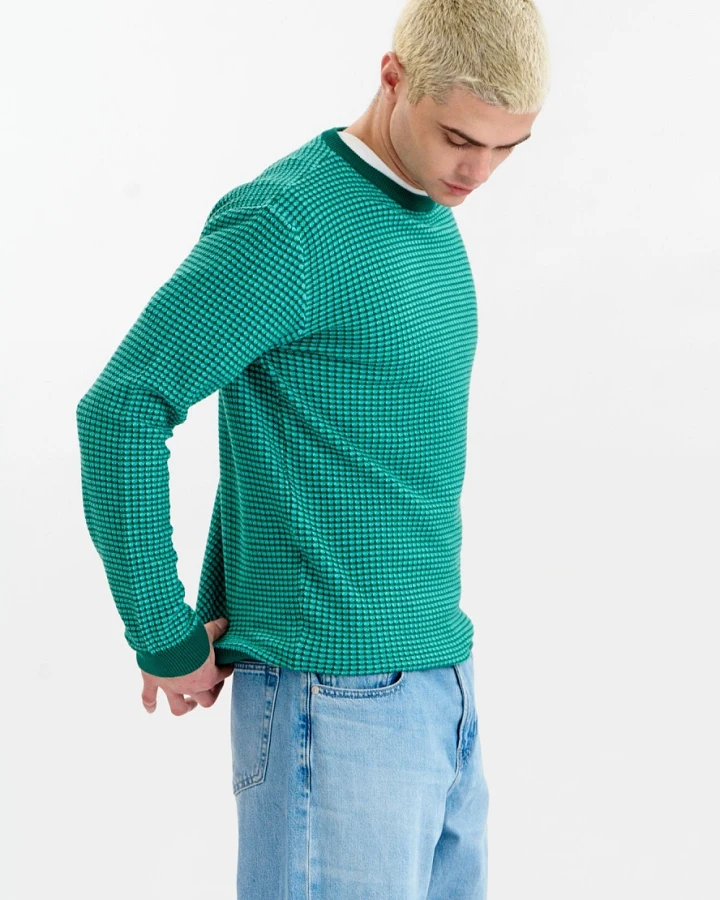 KOMODO Herren vegan Pullover Hasan Grün