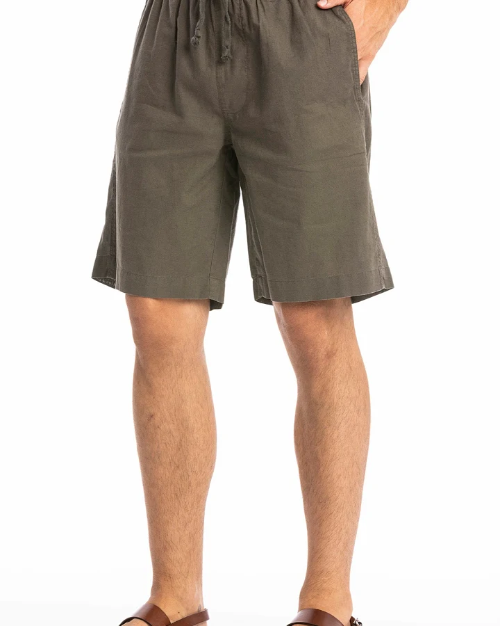 RAVENS VIEW IBIZA Herren vegan Shorts Tom Xl Bison Braun