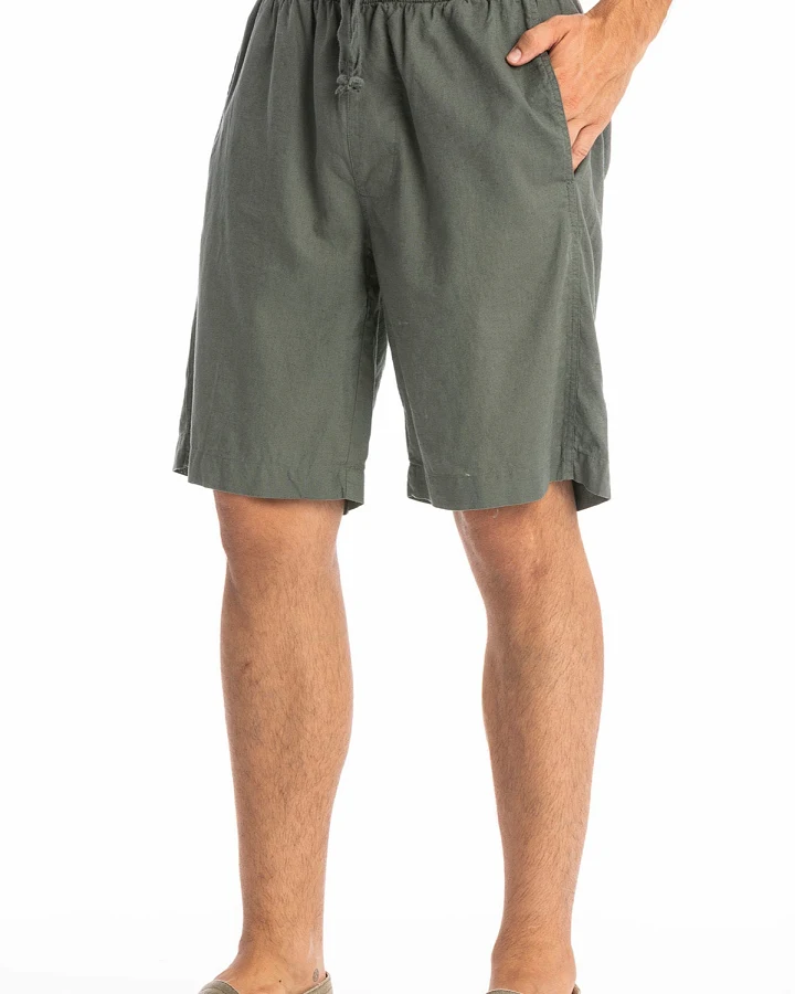 RAVENS VIEW IBIZA Herren vegan Shorts Tom Xl Olivgrün
