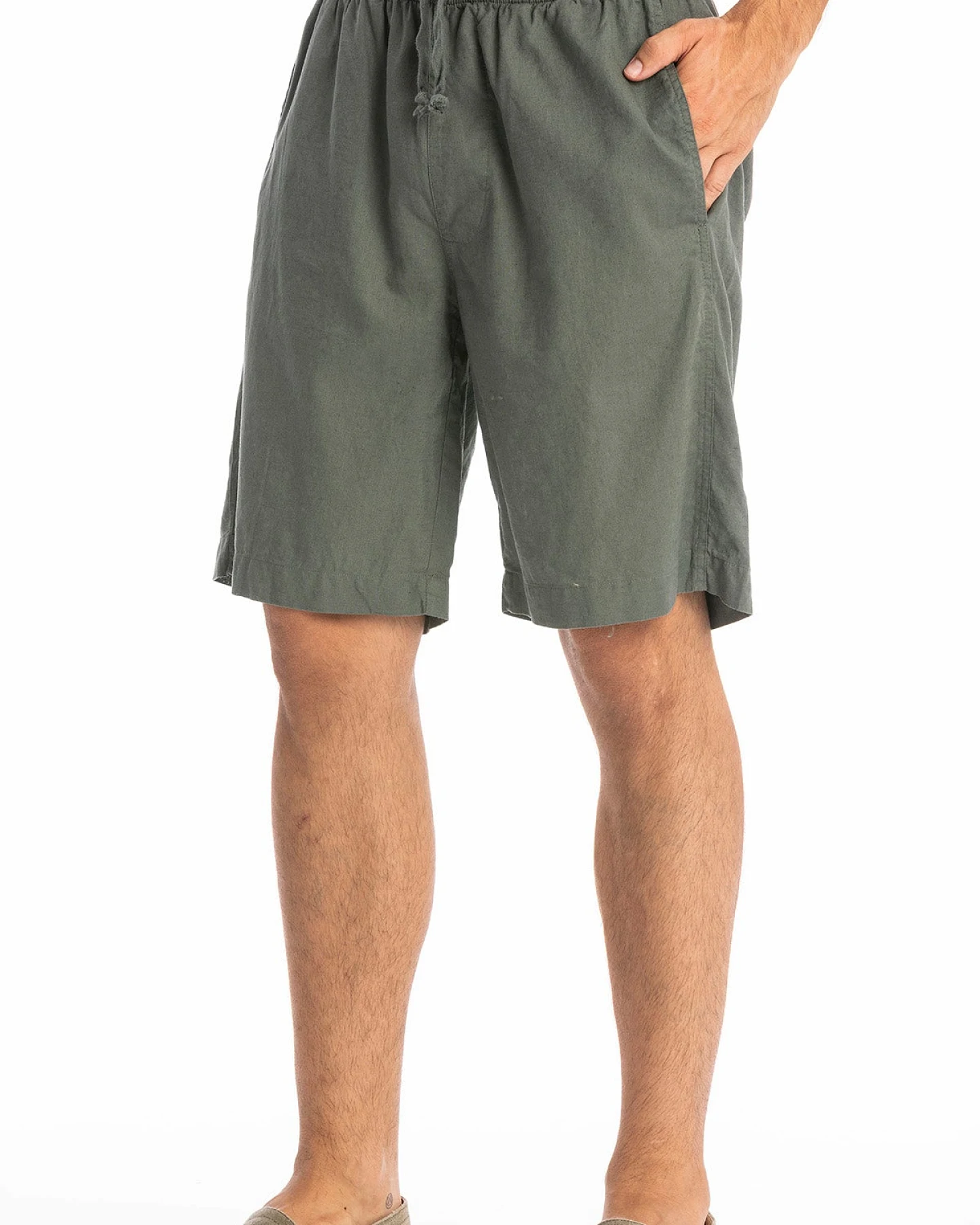 RAVENS VIEW IBIZA Herren vegan Shorts Tom Xl Olivgrün – Ansicht 2
