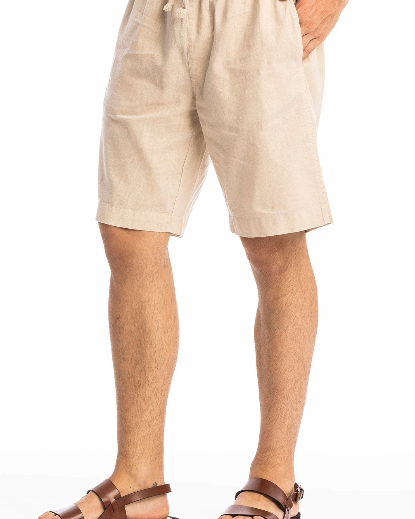 RAVENS VIEW IBIZA Herren vegan Shorts Tom Xl Wüstensand – Ansicht 2