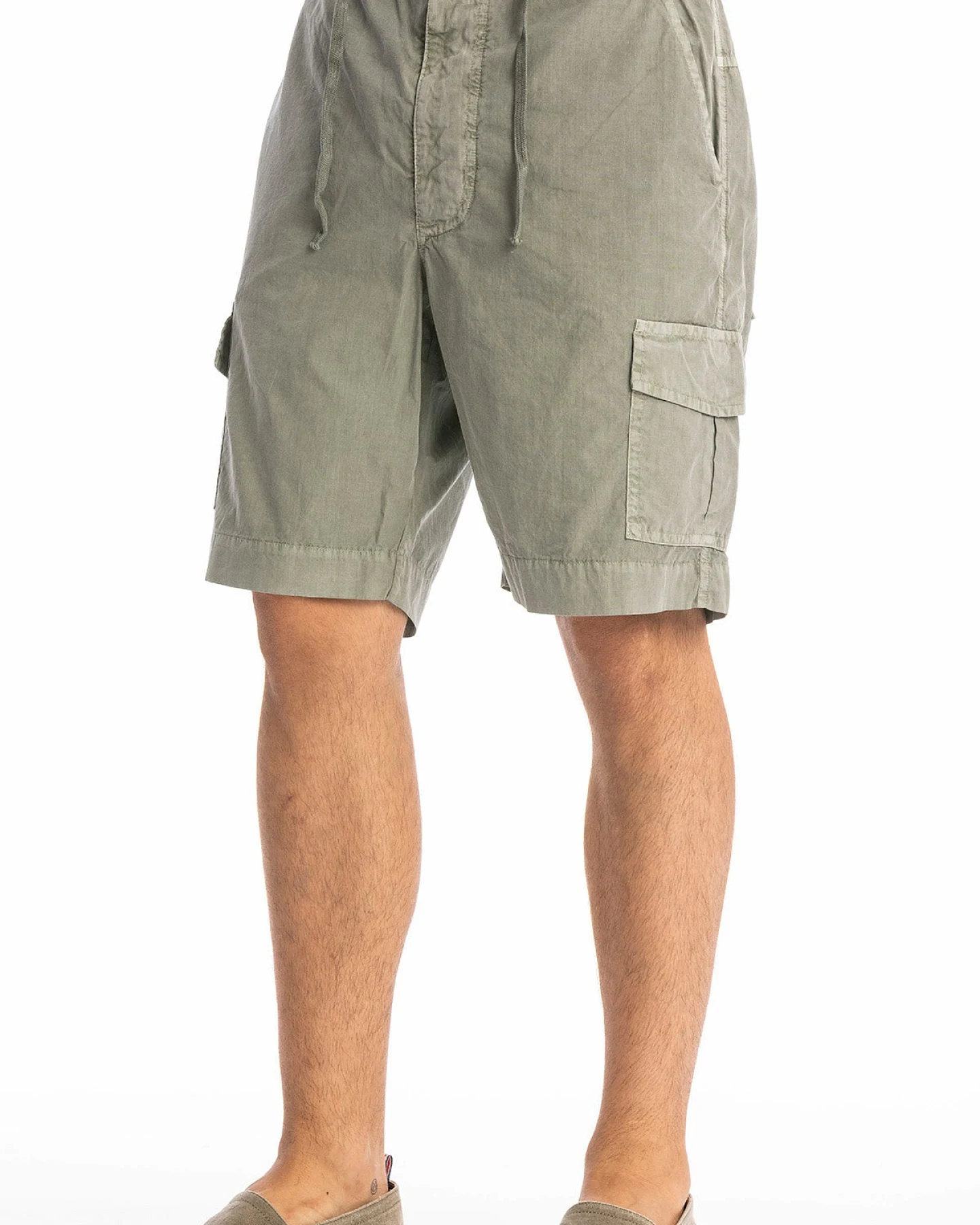 RAVENS VIEW IBIZA Herren vegan Shorts Desert Dust Olive – Ansicht 2