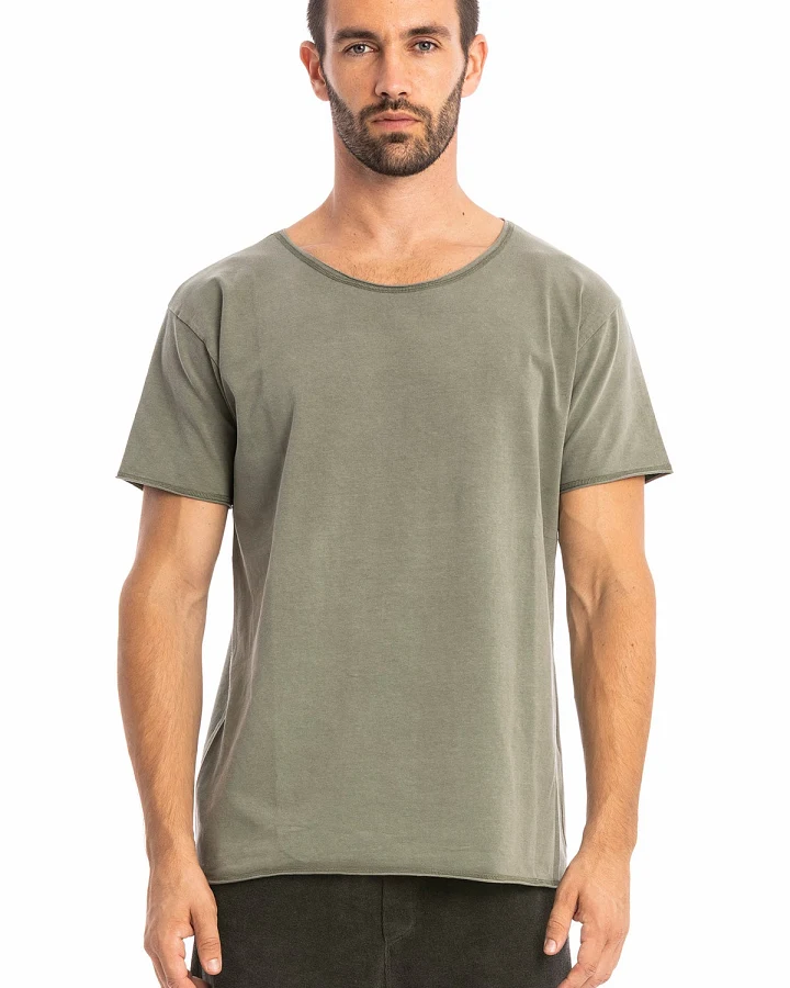 RAVENS VIEW IBIZA Herren vegan T-Shirt Cut Dust Olive