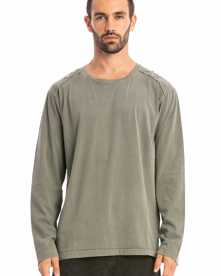 RAVENS VIEW IBIZA Herren vegan T-Shirt Terra Ls Dust Olive