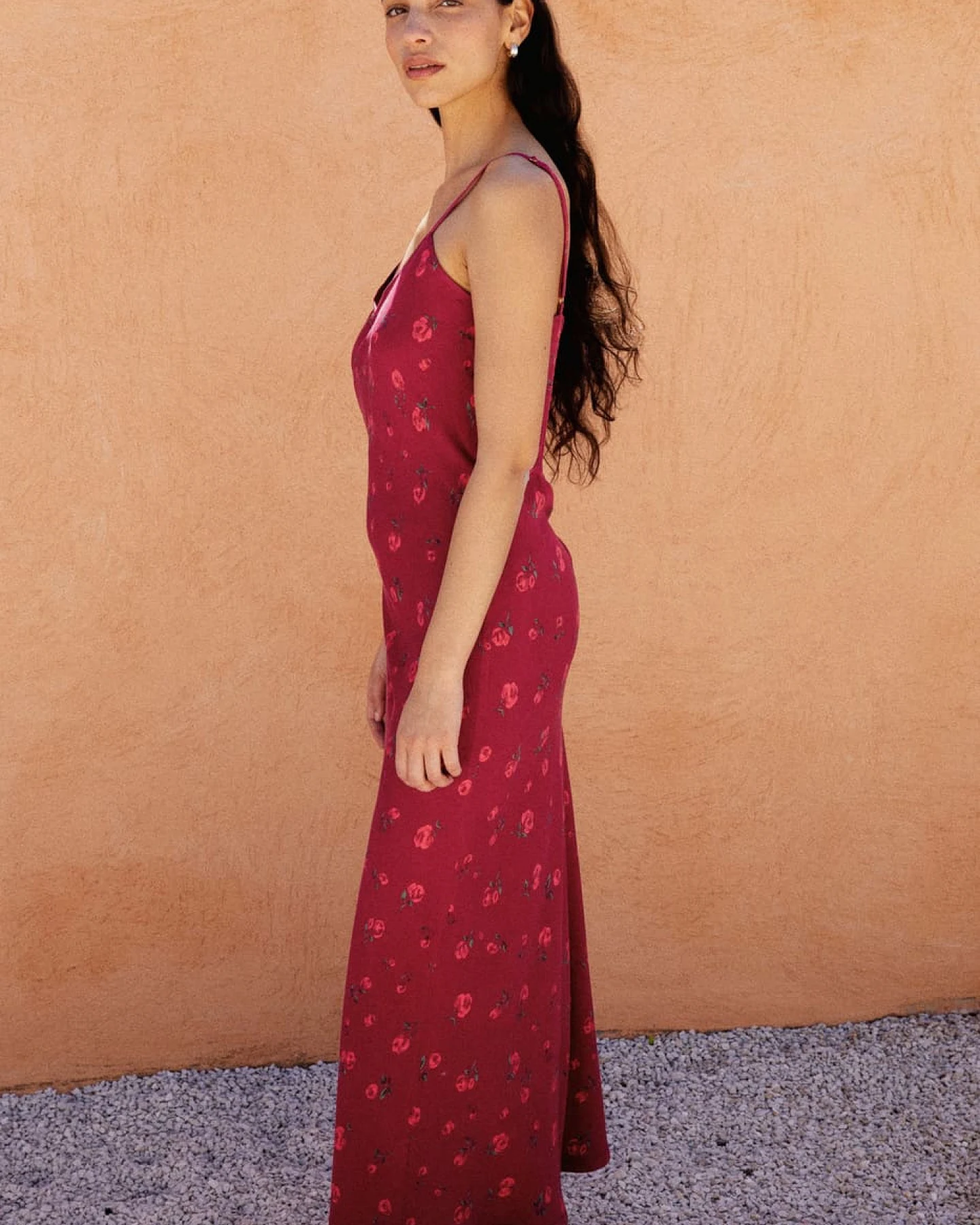Avani Damen vegan Kleid Jade Himbeere – Ansicht 2